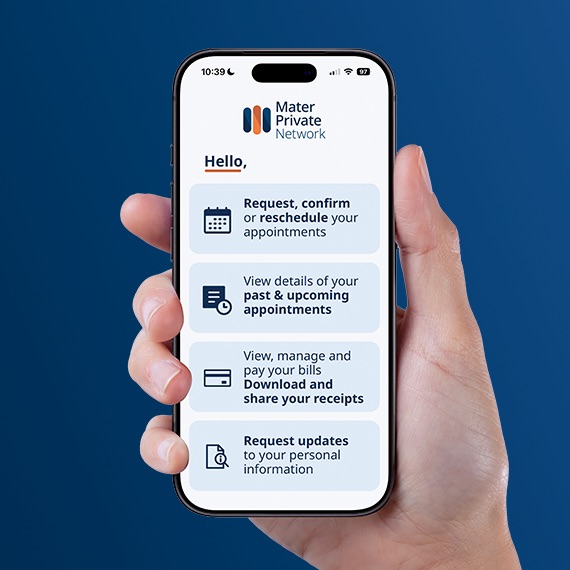 My Mater Private App Screenshot 