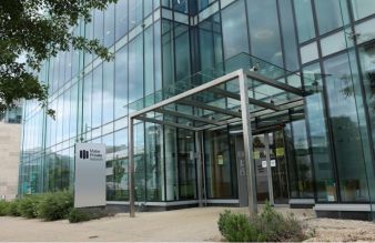 entrance of the building in Cherrywood