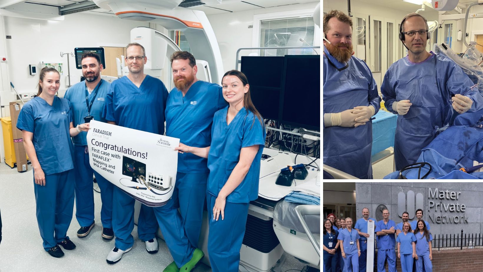 FARADIGM trial of next-generation AF Ablation Prof. Gábor Széplaki and his team in cath lab to mark the start of this new clinical trial