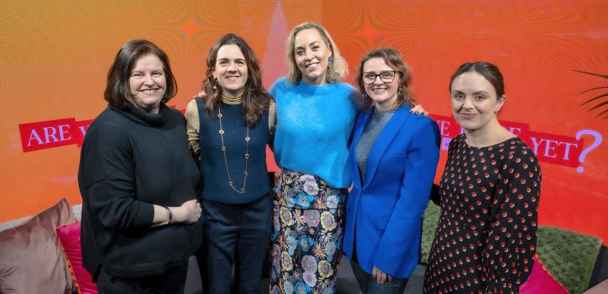 Mater Private Network marketing team and Kathryn Thomas