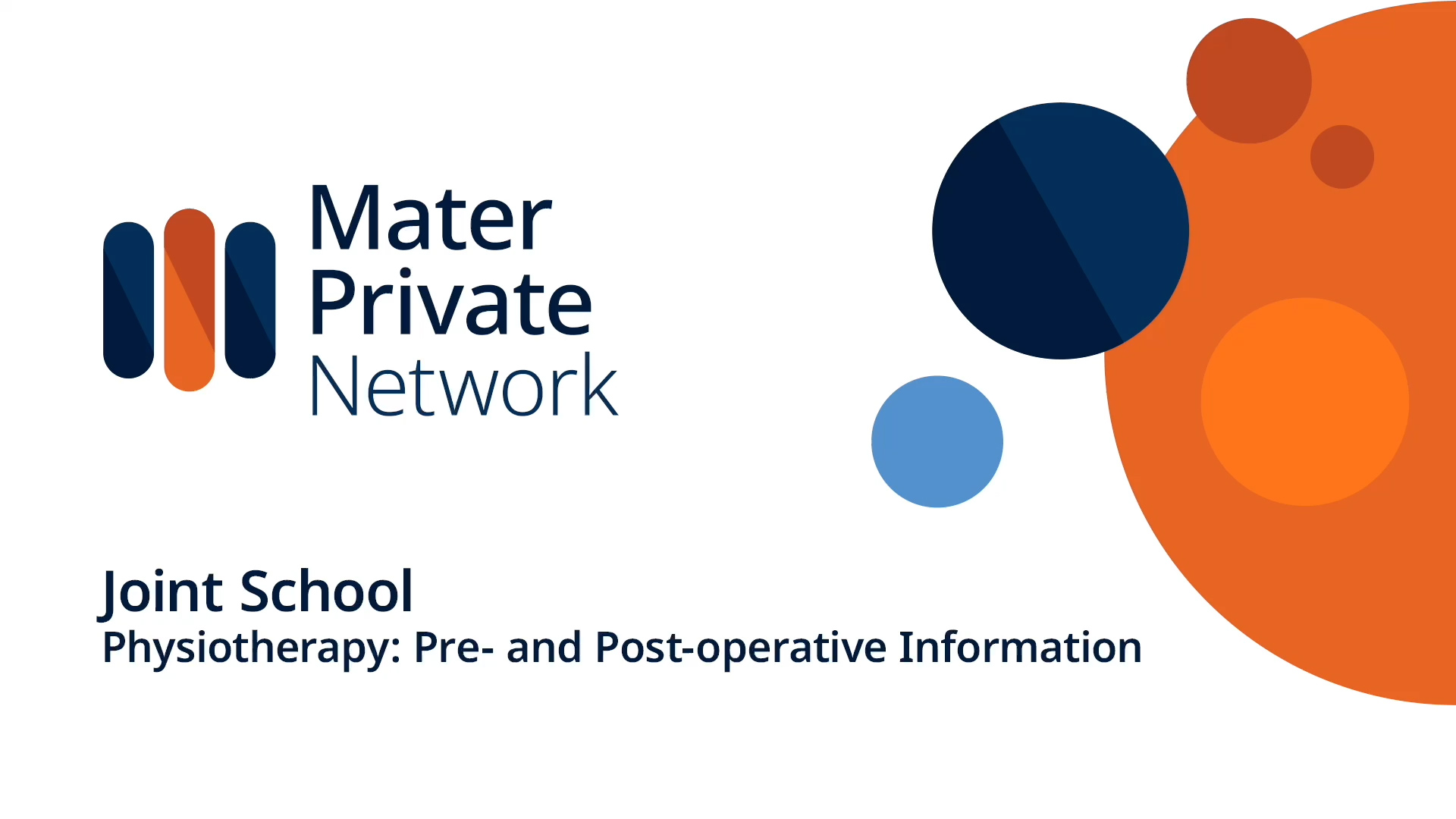 A cover graphic with the title of the video on it.